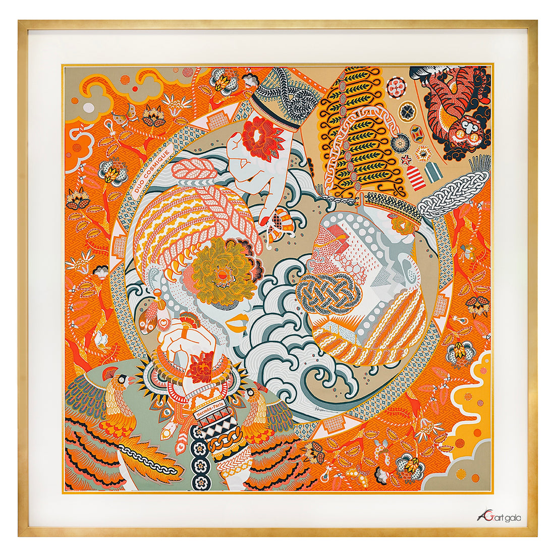 Hermes Silk Scarf Framing