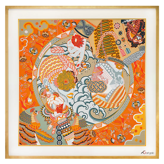 Hermes Silk Scarf Framing