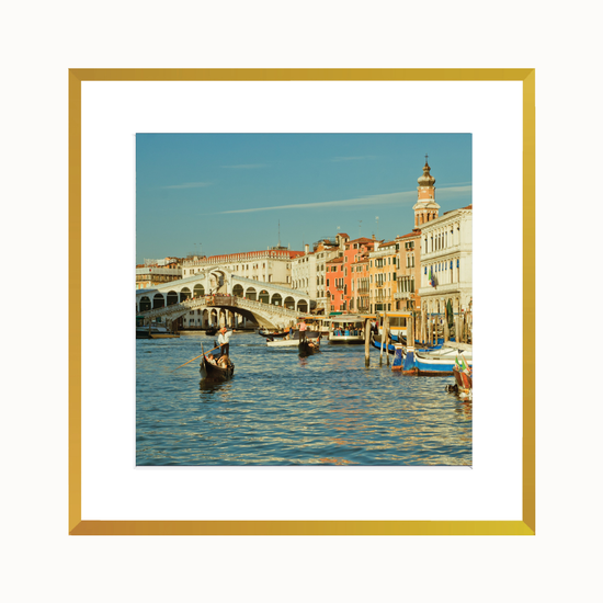Artgala Metal Picture Frame, 30x30", Golden Aluminum
