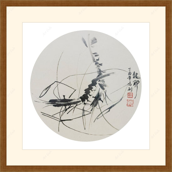 蝦趣小品 Shrimp / Original Chinese Painting