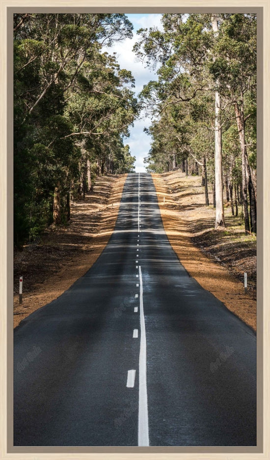 Framed print without mat & glazing