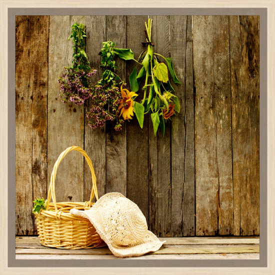 Framed print without mat & glazing