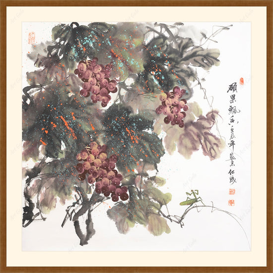 硕果飘香-硕果飘香 Grape / ORIGINAL CHINESE PAINTING