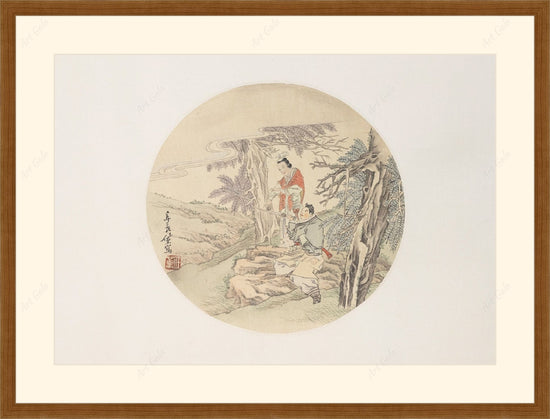 试剑图-任薰（阜长） / Original Chinese Painting