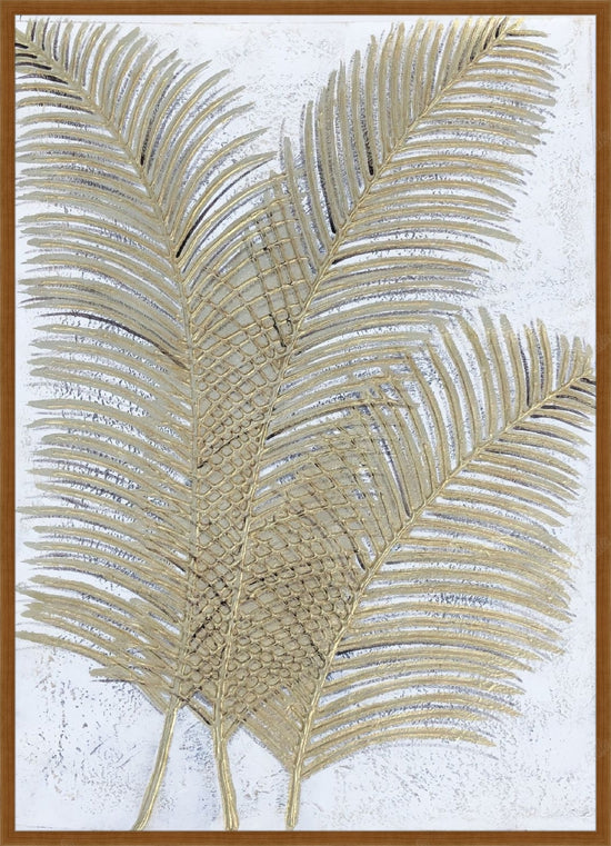 Palm Leaf / Oil on Canvas
