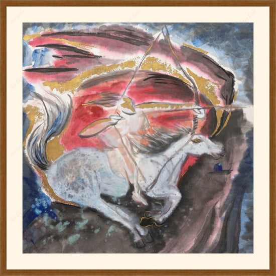 抽象-白马 / Original Chinese Painting