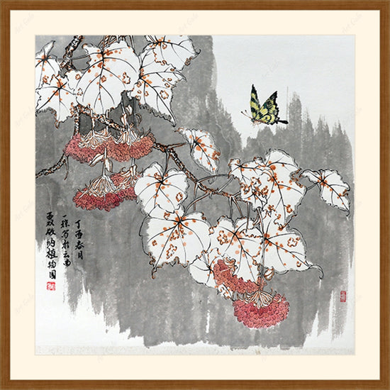 非洲芙蓉一 2017 Dombeya calantha / ORIGINAL CHINESE PAINTING