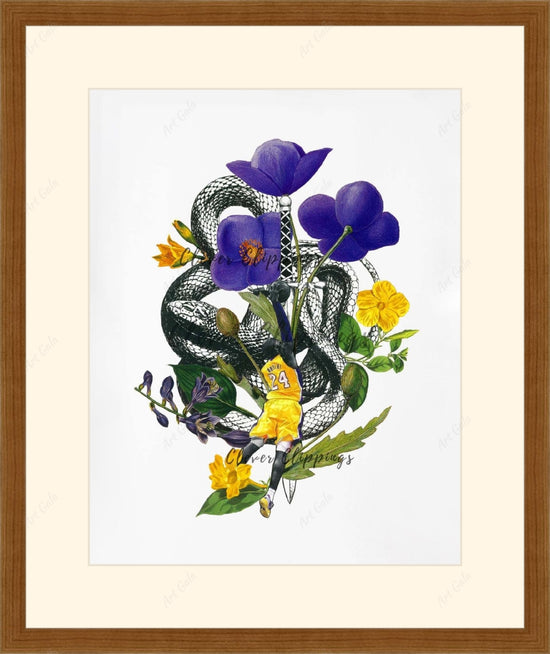 Kobe the Mamba / Print of original collage