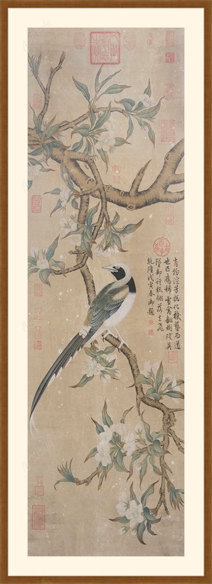 白头偕老（雪禽图）（肖物渲芳总化机） / Original Chinese Painting