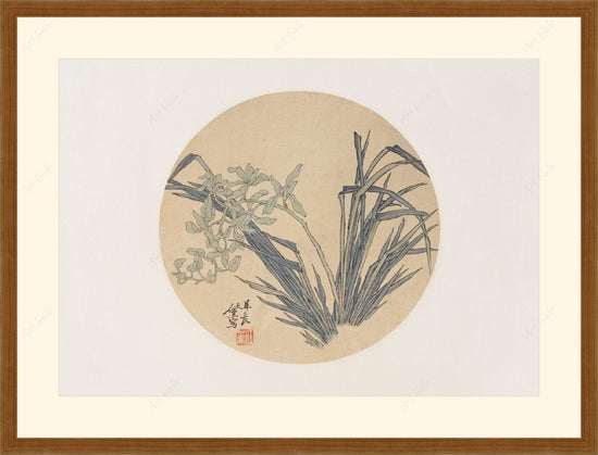 兰草图-任薰（阜长） / Original Chinese Painting