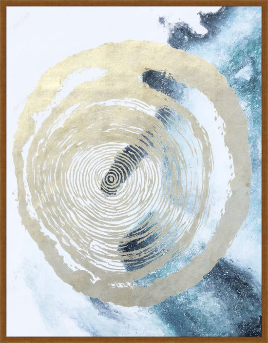 Golden Tree Trunk 3 / Oil on Canvas