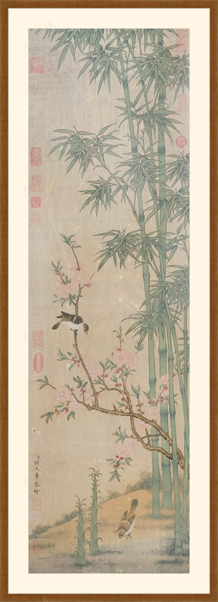 竹子花鸟 / Original Chinese Painting