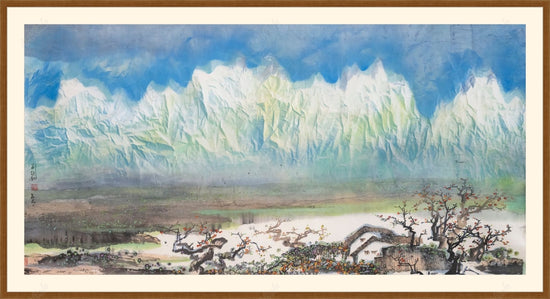 雪山小村-刘钦栋 / Original Chinese Painting