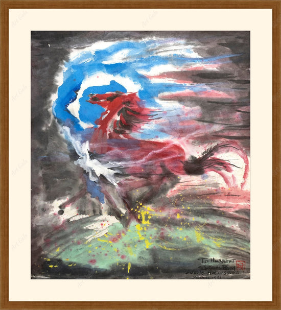 抽象-红马 / Original Chinese Painting