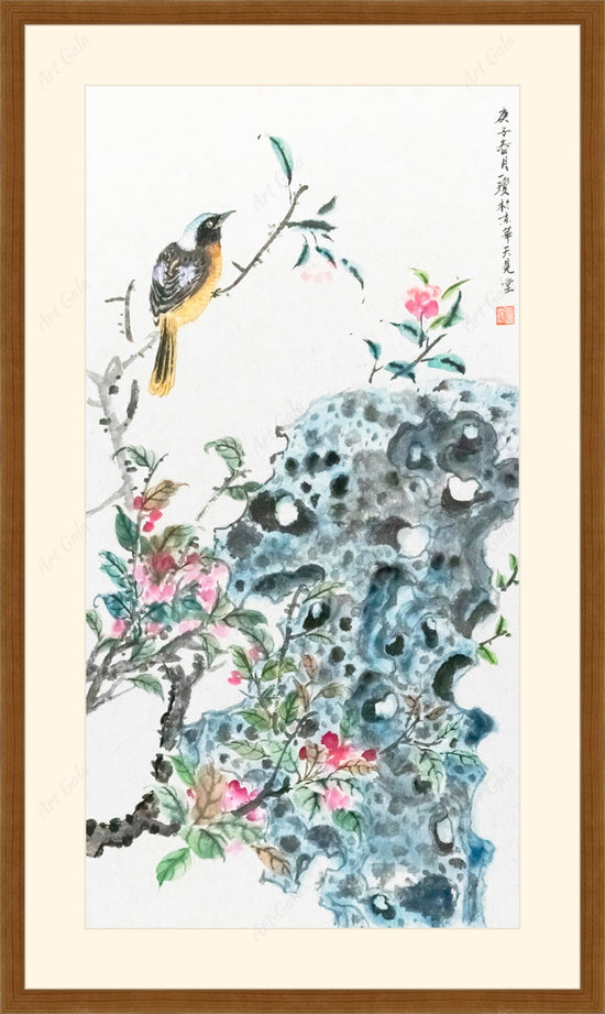 小四屏-春 Spring / Original Chinese Painting