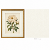 SG211 Ivory matboard: framed artwork and colour swatch