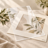 ArtGala illustration of a clear acrylic sheet over botanical artwork and ivory matboard