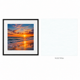SG202 White matboard: framed artwork and colour swatch