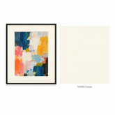 NS396 Cream matboard: framed artwork and colour swatch