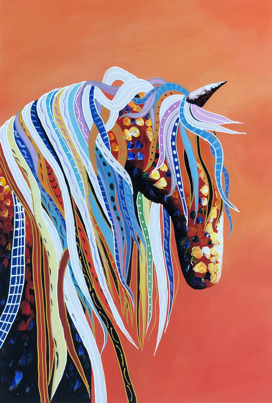 Coloured Horse 6