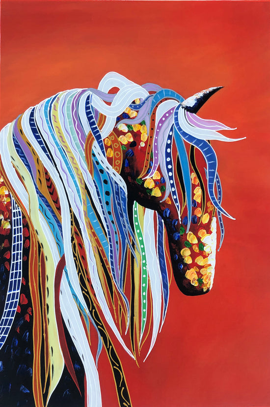 Coloured Horse 8
