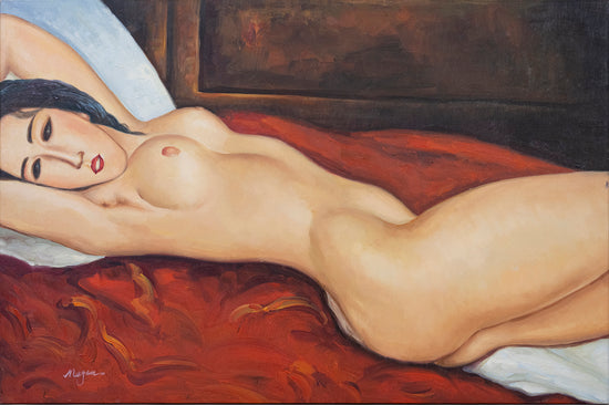 Reclining Nude-Amedeo Modigliani, Replica