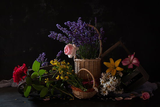 Flowers Basket, Still Life