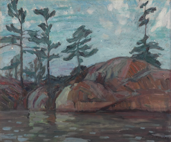 Untilted (First Star at Dusk, Portage Point, Georgian Bay), 1913