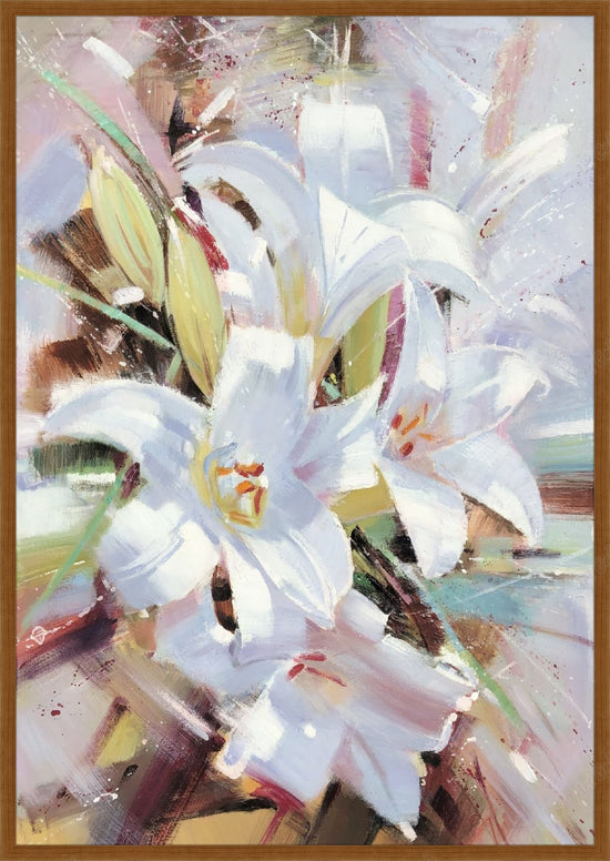 Impressionist Flower 2 / Oil on Canvas