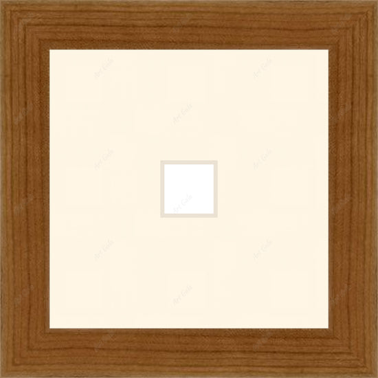 Framed print with mat & glazing