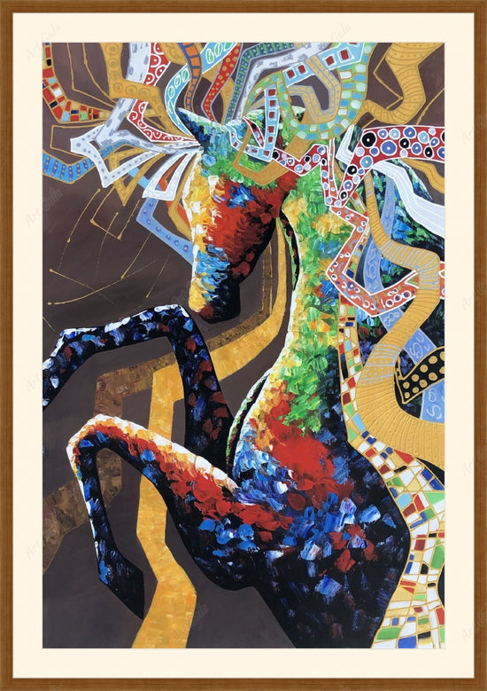 Frame with mat & glazing