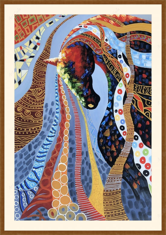 Frame with mat & glazing