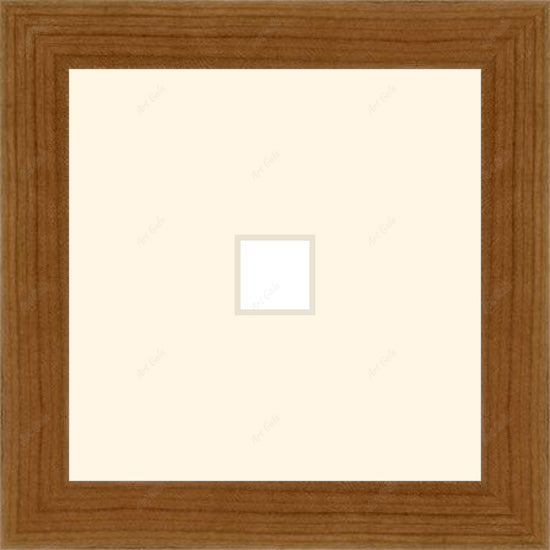 Framed print with mat & glazing