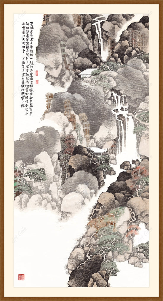 Hermit in Mountain 秋山高隐 / Original Chinese Painting?osCsid=n3sjg