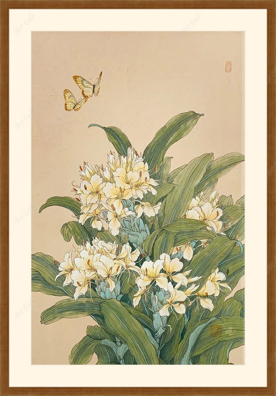 Ginger Flower 姜花 / Original Chinese Painting?osCsid=ici8edu1djcp