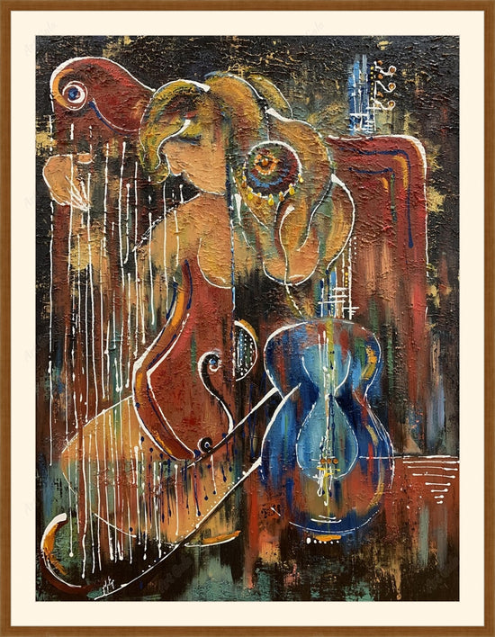 Frame with mat & glazing