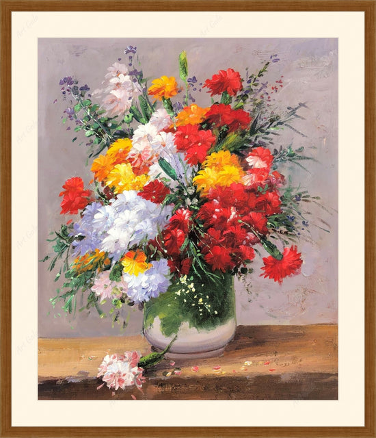 Frame with mat & glazing