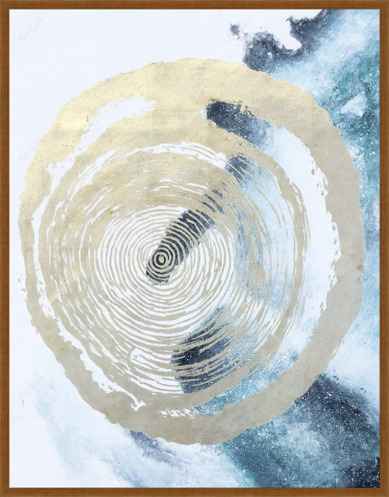 Golden Tree Trunk 3 / Oil on Canvas