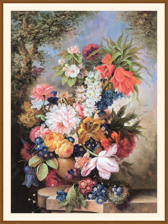 Frame with mat & glazing