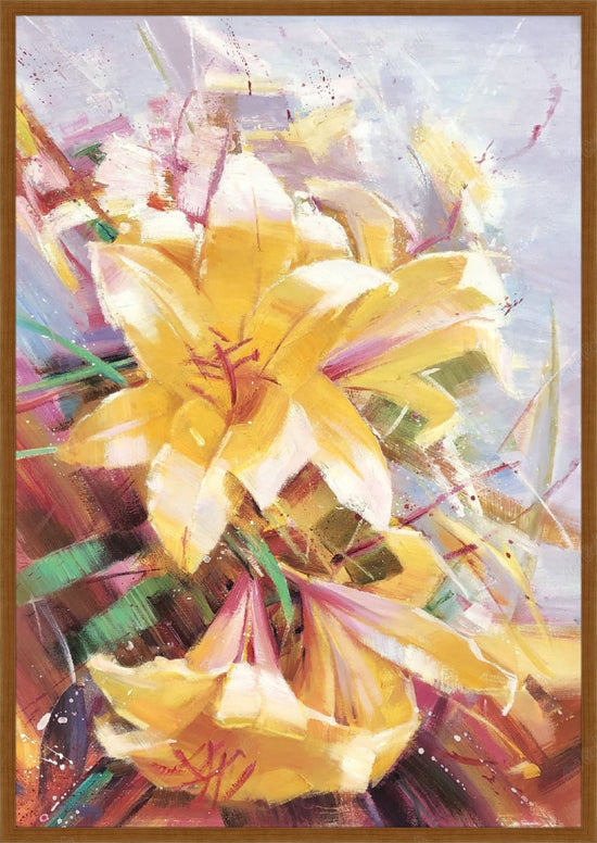 Impressionist Flower 1 / Oil on Canvas