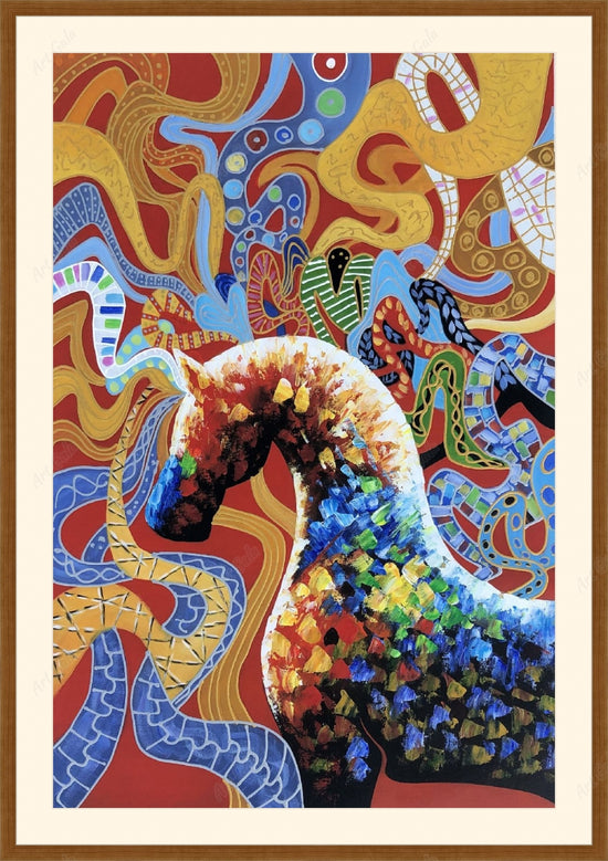 Frame with mat & glazing