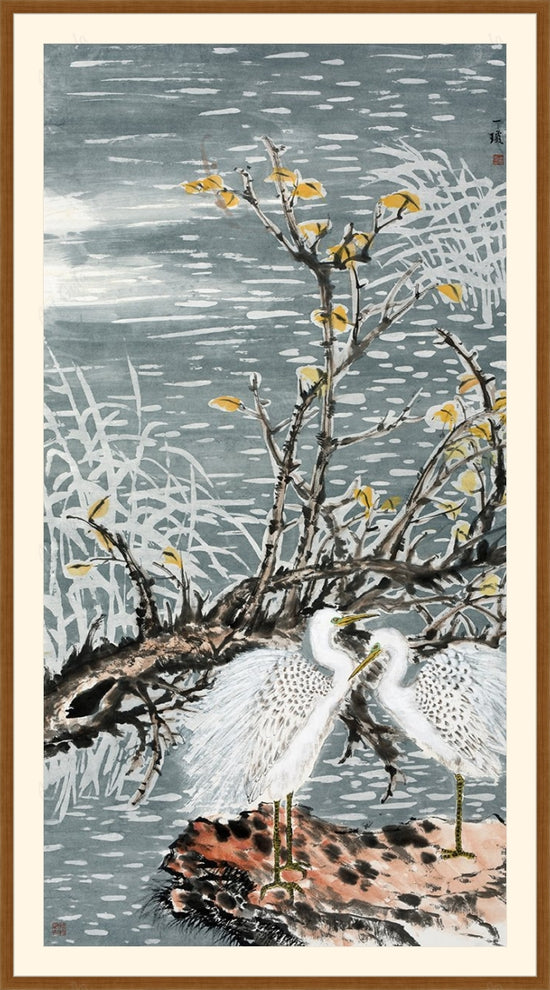 Egret In Frost 白鹭为霜 / Rice Paper?osCsid=29enj1b8ek7qp7s8r5mu5a0r