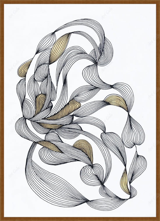 Line to plait / Oil on Canvas