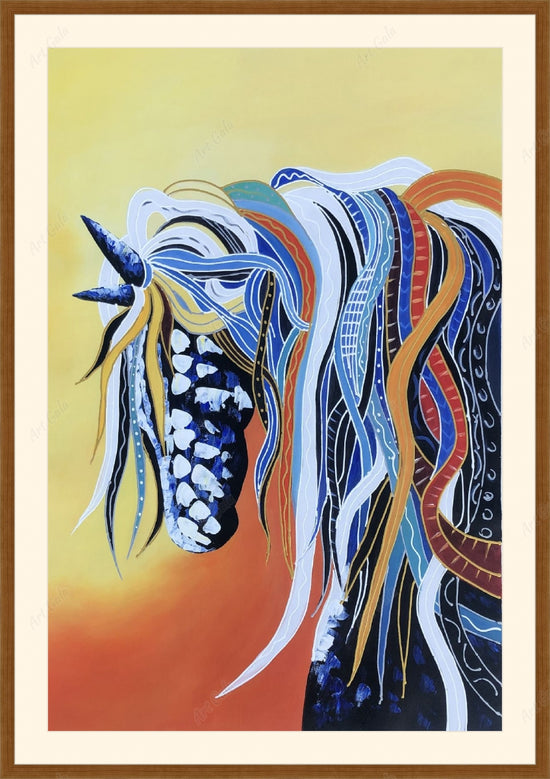 Frame with mat & glazing