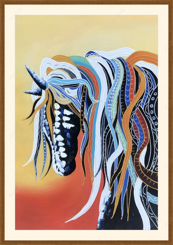 Frame with mat & glazing